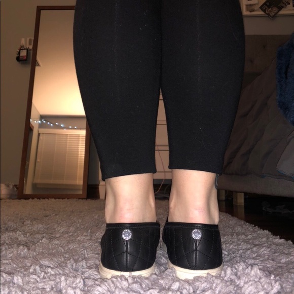 Steve Madden Ecentrcq Black Quilted Slip On Shoes - Picture 4 of 5